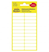 Etiketten 3044, wei&szlig;, 32x10mm, rechteckig