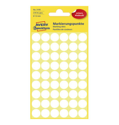 Markierungspunkte 3145 weiß Ø12mm