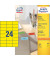 Etiketten GELB 3451 70 x 37 mm