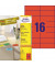Etiketten ROT 3452 105 x 37 mm