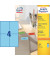 Etiketten BLAU 3457 105 x 148 mm
