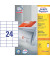 Etiketten ultragrip 3474, weiß 70x37mm, rechteckig, 