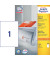 Etiketten ultragrip 3478, weiß 210x297mm, rechteckig, 
