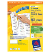 Etiketten ultragrip 3650, weiß 48x21mm, rechteckig, 
