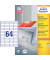 Etiketten ultragrip 3667, weiß 48,5x16,9mm, rechteckig, 