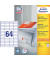 Etiketten ultragrip 3667-200, weiß 48,5x16,9mm, rechteckig, 