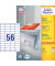 Etiketten ultragrip 3668, weiß 52,5x21,2mm, rechteckig, 