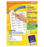 Etiketten 3678 97 x 37 mm weiß Quick Peel