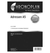 Ersatzeinlagen 50308, Chronoplan, 14,8x21cm (BxH) (A5)