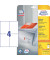 Etiketten ultragrip 6120, weiß 105x148mm, rechteckig, 