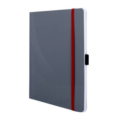 Notizbuch Notizio m.Spira Softcover dunkelGR A5 kar 90g 90 Bl Notizbuch Notizio m.Spira Softcover dunkelGR A5 kar 90g 90 Bl