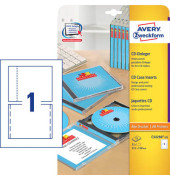 CD DVD Einleger InkJet 185g auf A4 Bogen weiß 151 x 118mm C3225025