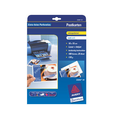 Postkarte ILK MP weiss 148 x 105mm 25 Blatt Postkarte ILK MP weiss 148 x 105mm 25 Blatt