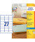 J4721-25 transparente Adress Etiketten 63,5 x 29,6 mm