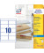 Etiketten transparent J4722-25 96 x 50,8 mm