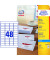 J4791-25 Adress Etiketten 45,7 x 21,2 mm weiß