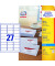 J4792-25 Adress Etiketten 63,5 x 29,6 mm weiß