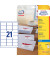 J8160-25 Adressetiketten 63,5 x 38,1 mm weiß