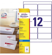 J8177-25 99,1 x 42,3 mm Adressetiketten weiß