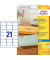 Folienetiketten J8560-25, transparent, 63,5x38,1mm, rechteckig