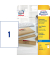 Adressetiketten Adressetiketten, 297mm (H)