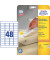 Etiketten L4736REV-25, weiß 45,7x21,2mm, rechteckig, 