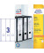 selbstklebende Rückenschilder ultragrip L4759-25 weiß breit/lang 61x297mm (BxH) selbstklebend permanent 