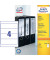 selbstklebende Rückenschilder ultragrip L4761-100 weiß breit/kurz 61x192mm (BxH) selbstklebend permanent 