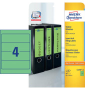 R&uuml;ckenschilder ultragrip L4768-20, gr&uuml;n, breit/kurz, 61x192mm, selbstklebend, permanent 