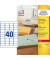 L4770-25 Adress Etiketten 45,7 x 25,4mm transparent