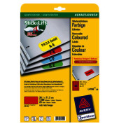 Etiketten ROT L4790-20 38,1 x 21,2 mm Mini Etiketten Stick&Lift