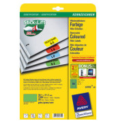 Etiketten L4792-20, gr&uuml;n, 38,1x21,2mm, rechteckig