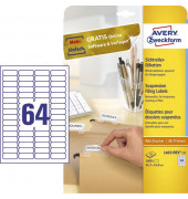 Etiketten L6021REV-25, weiß 45,7x16,9mm, rechteckig, 