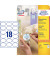 Etiketten L6024REV-25, weiß 63,5x42,3mm, oval, 