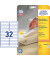Etiketten L6031REV-25, weiß 96x16,9mm, rechteckig, 