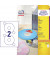 CD Etiketten L6043-25 Ø 117 mm weiß