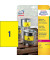 Typenschild Etiketten L6111-20 gelb 210 x 297 mm Folie stapazierfähig wetterfest