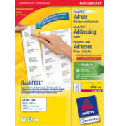 L7159-100 Adress Etiketten 64 x 33,9 mm weiß Quick Peel