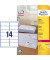 L7163-40 Adress Etiketten 99,1 x 38,1 mm weiß