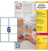 L7166-100 Versand Etiketten 99,1 x 93,1mm weiß blickdicht