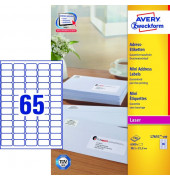 Etiketten ultragrip L7651-100, wei&szlig;, 38,1x21,2mm, rechteckig