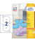 CD Etiketten L7676-25 Ø 117 mm weiß SuperSize