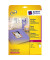 Farblaseretiketten Glossy weiß 139x99,1mm 40 Bl