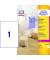 Folienetiketten L7784-25, transparent, 210x297mm, rechteckig