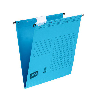 Hängemappen A4 blau Natron 230g mit Reiter seitlich offen 25 Stück 1034499 Hängemappen A4 blau Natron 230g mit Reiter seitlich offen 25 Stück 1034499
