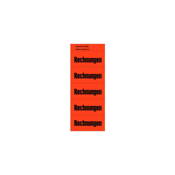 4250062158966 - Inhaltsschilder 5896 Rechnungen rot 57x28mm selbstklebend 4250062158966 Alpha label