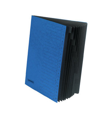 Ordnungsmappe A4 12-tlg. blau Ordnungsmappe A4 12-tlg. blau