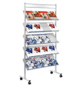 Prospektregal Artline silber 20 Fächer DIN A4