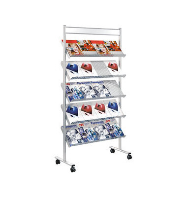 Prospektregal Artline silber 20 Fächer DIN A4
