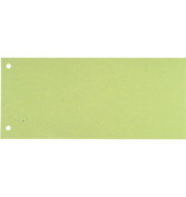 Trennstreifen grün 190g gelocht 240x105mm 100 Blatt